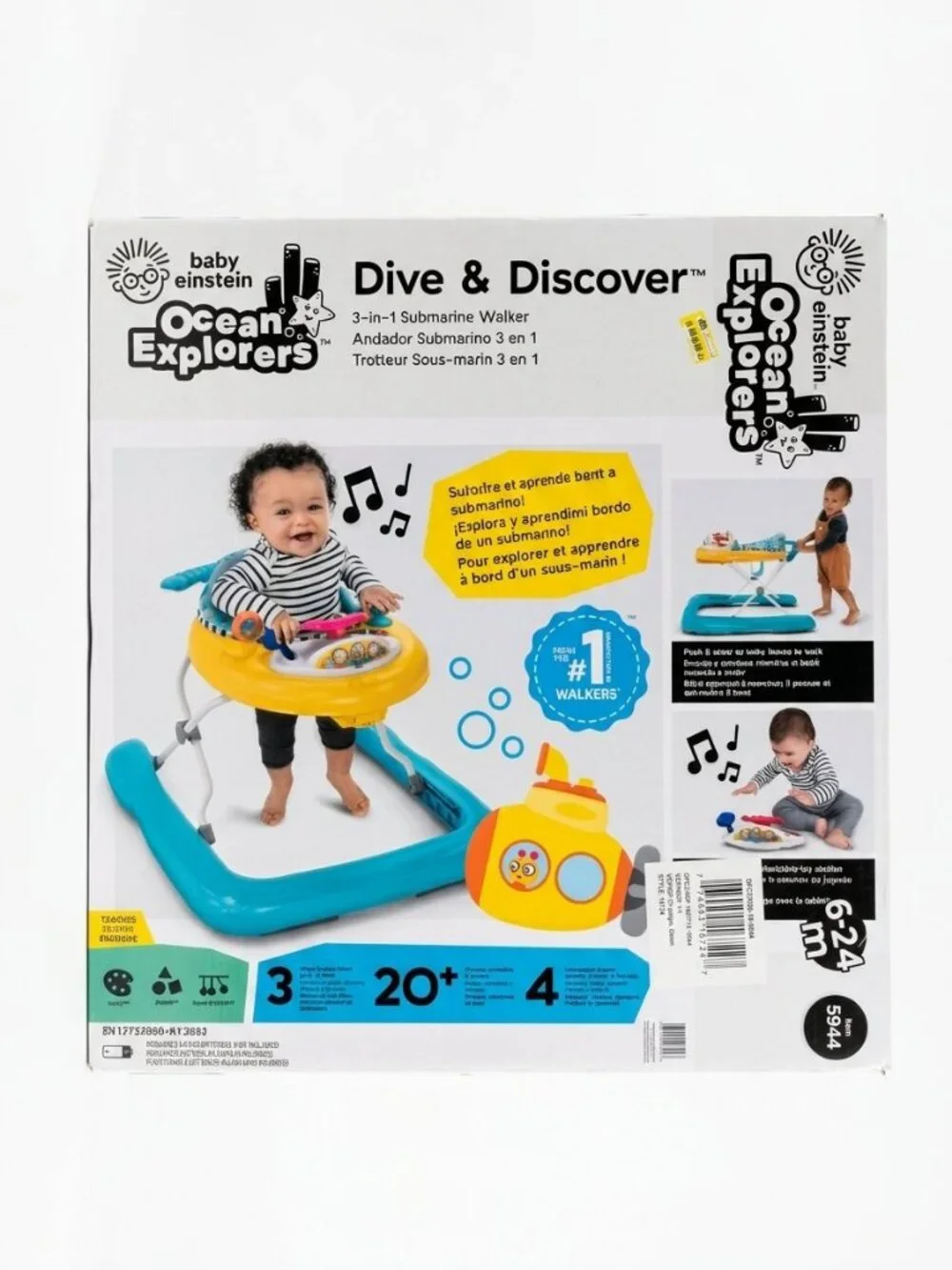 Baby Einstein Dive & Discover Walker 6-24m